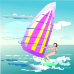 Windsurfing 19 Clip Art