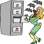 Bats in Filing Cabinet