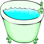 Bathtub 09 Clip Art