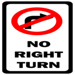 No Right Turn 1
