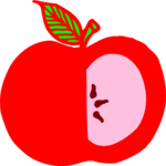 Apple - Bitten 5 Clip Art