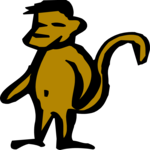 Monkey 03 Clip Art