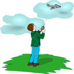 Boy with Toy Plane 2