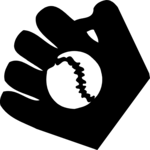 Glove & Ball 1 Clip Art