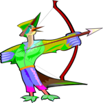 Archery - Bird Clip Art