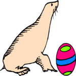 Circus - Seal 3 Clip Art