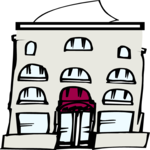 Apartment Building 12 Clip Art