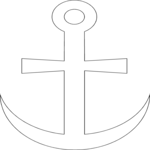 Anchor Cross 4 Clip Art