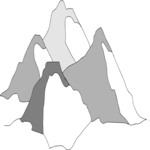 Mountains 012 Clip Art