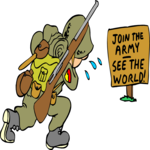 Army Recruiting Sign Clip Art