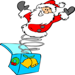 Santa - Jack-in-the-Box