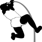 T & F - Pole Vault 1 Clip Art