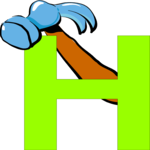 Cartoon H1 Clip Art