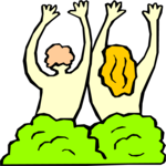 Adam & Eve 12 Clip Art