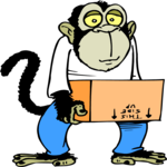 Mover - Monkey Clip Art