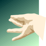 Pinched Fingers 1 Clip Art