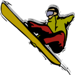 Snowboarder 16 Clip Art