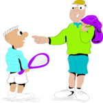 Tennis 058 Clip Art