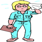 Sweating Woman 1