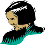 Woman - Profile 3 Clip Art