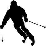 Skier 08 Clip Art