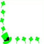 Shamrock Border 1 Clip Art