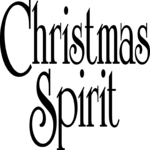 Christmas Spirit 2 Clip Art