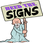 Heed the Signs Clip Art
