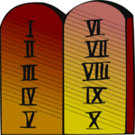 Ten Commandments 07 Clip Art