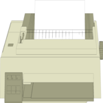 Printer 092 Clip Art