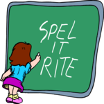 Spelling - Spel It Rite Clip Art