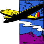 Plane 046 Clip Art