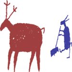 Deer & Sweeper Clip Art