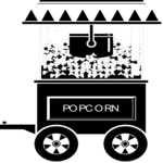 Popcorn Wagon Clip Art