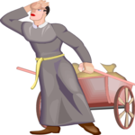 Missionary Walking Clip Art