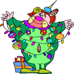 Clown with Ornaments