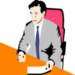 Businessman at Desk 17