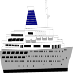 Cruise Ship 09 Clip Art