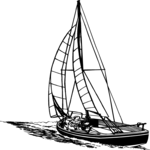 Sailboat 17 Clip Art