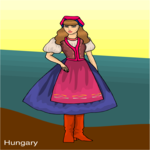 Hungarian Woman Clip Art