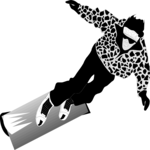 Snowboarder 02 Clip Art