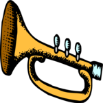 Trumpet 18 Clip Art