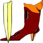 Boot - Spike Heel Clip Art