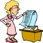 Receiving Fax Clip Art