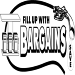 Fill Up with Bargains Clip Art