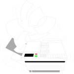 Fax - Busy Clip Art