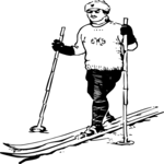 People, Skier Clip Art