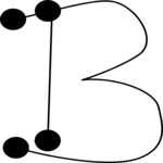 Dot-to-Dot B1 Clip Art
