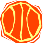 Basketball - Ball 05 Clip Art