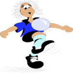 Soccer - Player 32 Clip Art